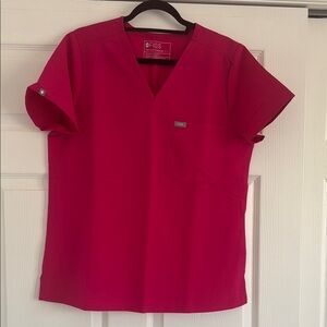 Figs Women’s Pink Scrub Top